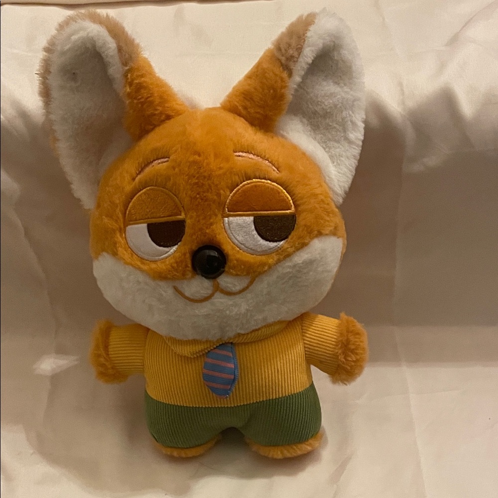 New Nick Wilde Wily Fox Plush Toy Disney Zootopia Stuffed Animal 11”